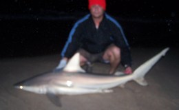 Beach Shark Fishing Singer Islan&nbsp;2-7-2009