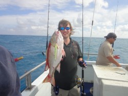 Adam and his Mutton Snapper