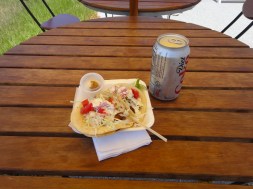 Food at Haulover Marina Parking Lot