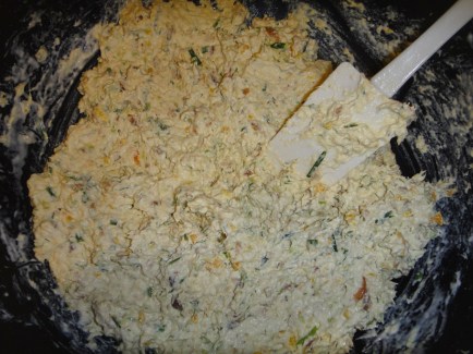 All ingredients mixed