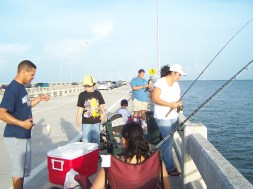 The Family catching bait