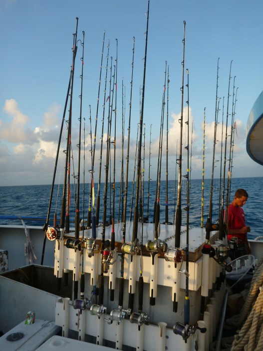 A view of the Yankee Capts front rack