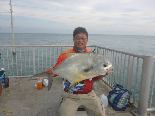 Jongsoo and his permit fish